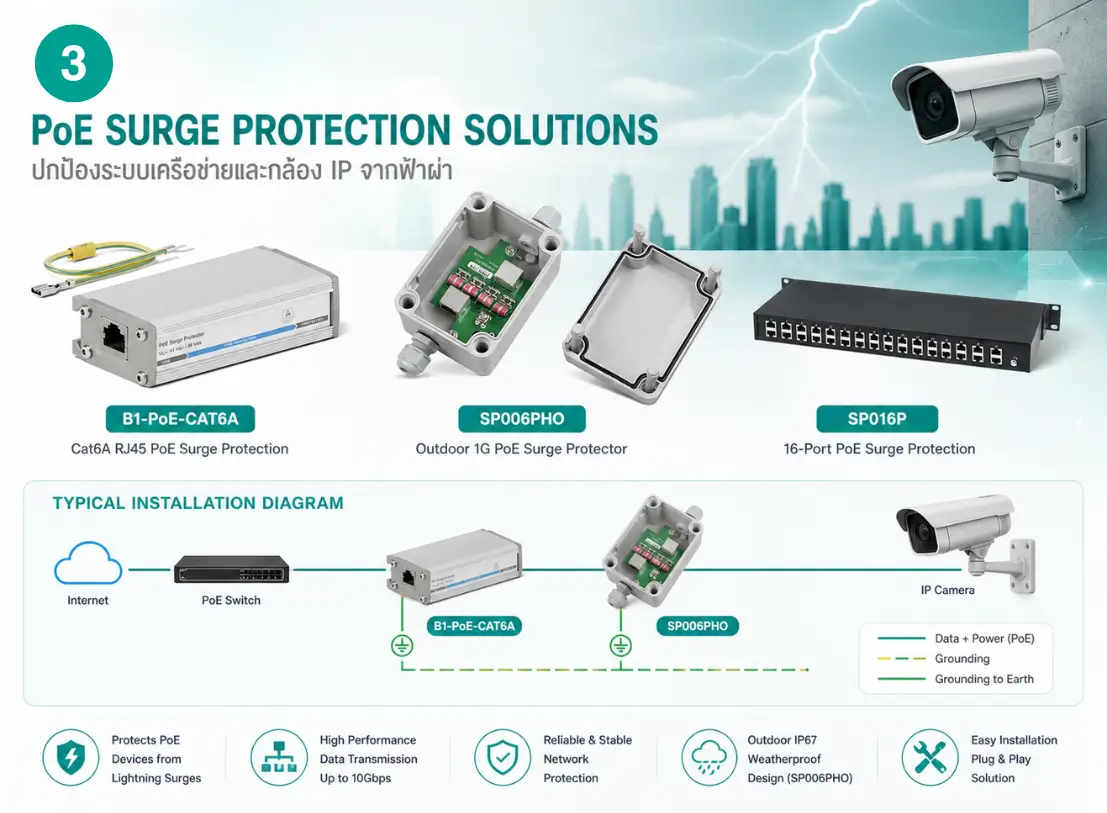 คู่มือเลือก Surge Protection (SPD) ครบทุกระบบ
